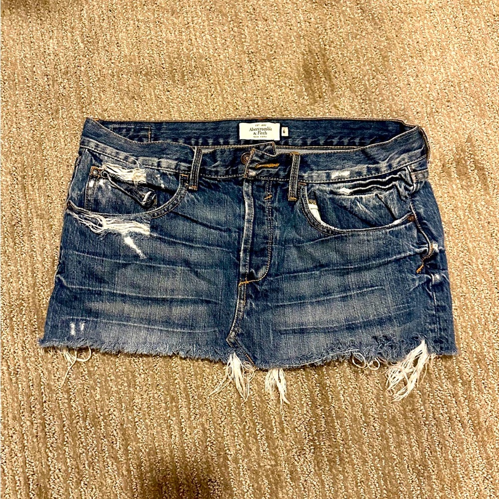 Abercrombie Jean Skirt